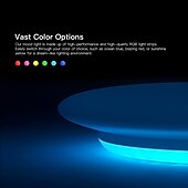 お買い得  シーリングライト調光可能タイプ-スマート LED シーリング ランプ 12 インチ 28 w フロント ウォーム ホワイト ライトとバック rgb 色を変更する組み込みベッドルーム ランプ アプリと音声制御タイミング Alexa google ホーム ac100-240v と互換性があります。