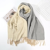 preiswerte Schals &amp; Handschuhe für Männer-Doppelseitiger Kaschmirschal für Herren Herbst und Winter verdickter warmer Schal Winterwollschal für Herren