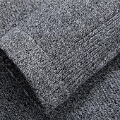 preiswerte Herren Strickjacke-Herren Pullover Strickjacke Gerippt Stricken Strick Feste Farbe Hemdkragen Basic Stilvoll Täglich Festtage Bekleidung Winter Herbst Schwarz Wein M L XL