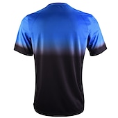 economico Maglie da uomo-Per uomo Manica corta Maglia in discesa Gradiente Lupo Bicicletta Superiore Ciclismo da montagna Cicismo su strada Verde foresta Nero Verde Elastene Poliestere Traspirante Asciugatura rapida