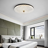 baratos Luzes de teto e ventiladores-50 cm projeto ilha luzes de teto cobre moderno 220-240v