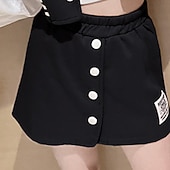 Flickor 3D Bokstav Kjolset Klädesset Långärmad Höst Vinter Ledigt Preppy stil Bomull Barn 5-13 år Skola Utomhus Normal billiga Set-Flickor 3D Bokstav Kjolset Klädesset Långärmad Höst Vinter Ledigt Preppy stil Bomull Barn 5-13 år Skola Utomhus Normal