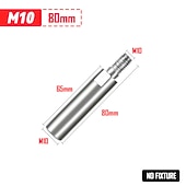 economico set di punte da trapano-albero di prolunga per punte per smerigliatrice angolare 80 mm m10 biella durevole per utensile elettrico adattatore di connessione per levigatura pad per lucidatura