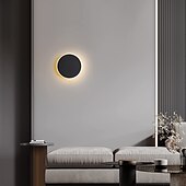 abordables Appliques murales encastrées-lightinthebox 1 lumière 15 cm applique murale LED lampes murales design circulaire mini style simple / moderne / contemporain salon chambre salle à manger lumière en métal 110-120v / 220-240v