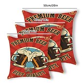رخيصةأون غطاء وسادة العطلات-oktoberfest beer double side cushion cover 4pc soft الزخرفية مربع رمي غطاء وسادة غطاء وسادة كيس وسادة لأريكة غرفة نوم جودة عالية آلة قابل للغسل