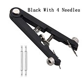 cheap Watch Repair Tools-Silver 4/6/8 Needles V-Shaped Raw Ear Pliers Watch Repair Tool Raw Ear Strap Disassembly Pliers Accessories