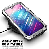 abordables Carcasas iPhone-teléfono Funda Para iPhone 16 Pro Max Plus iPhone 15 Pro Max iPhone 14 13 12 11 Pro Max Plus Mini Impermeable Funda de Cuerpo Entero Armadura Protección de grado militar con película de vidrio de