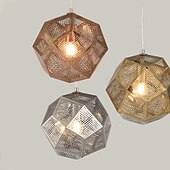 cheap Island Lights-15cm Single Design Island Design Pendant Light Metal Electroplated Modern Nordic Style 85-265V