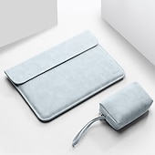 levne Tašky, pouzdra a pouzdra na notebooky-Rukávy na notebook 12 &quot; 13.3 &quot; 14 &quot; palec Kompatibilní s Macbook Air Pro, HP, Dell, Lenovo, Asus, Acer, Chromebook Notebook Voděodolný Nárazuvzdorné PU kůže Pevná barva pro Obchodní kancelář