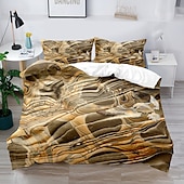 voordelige Dekbedovertreksets-3d beddengoed met marmeren print print dekbedovertrek beddengoed sets dekbedovertrek met 1 print print dekbedovertrek of sprei, 2 kussenslopen voor dubbel/queen/king