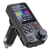 cheap Bluetooth Car Kit/Hands-free-BT93 Wireless Car Bluetooth FM Transmitter Aux Supports QC3.0 Charging Treble And Bass Sound Music Player Handsfree Bluetooth Car Kit Fast Charger