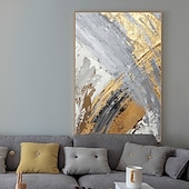 billiga Abstrakta målningar-oljemålning handgjorda handmålade väggkonst abstrakt canvas målning heminredning dekor sträckt ram redo att hänga
