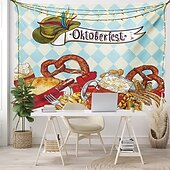 levne Oktoberfest-Oktoberfest gobelín na zdraví piva oslava velká stěna gobelín umění výzdoba deka závěs závěs domácí ložnice dekorace obývacího pokoje