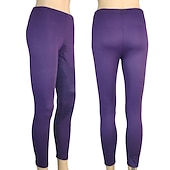 ieftine Jambiere simple-colanți de modă pentru femei jambiere pantaloni de lungime întreagă ocazional weekend elastic elastic simplu control burtă ridicare subțire trandafir rosu 2xl