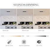 cheap Island Lights-LED Pendant Light 90 cm Island Lights Dimmable Line Design Aluminum Stylish Minimalist Painted Finishes Nordic Style Dining Room Kitchen Lights 110-240V ONLY DIMMABLE WITH REMOTE CONTROL