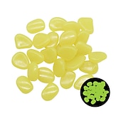 cheap Statues-1pack Glow in the Dark Garden Pebbles For Sidewalk Garden Terrace Lawn Garden Patio Fish Tank Aquarium Decoration Glow Stone
