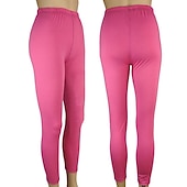 ieftine Jambiere simple-colanți de modă pentru femei jambiere pantaloni de lungime întreagă ocazional weekend elastic elastic simplu control burtă ridicare subțire trandafir rosu 2xl