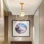 levne Lustry-36cm unikátní designový lustr kovový lakovaný moderní 220-240v