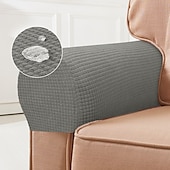 billiga Fotpallöverdrag-stretch armstödsöverdrag spandex vattentäta armskydd för stolar vinröd soffa soffa fåtölj överdrag för vilstol soffa set om 2st
