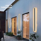 cheap Outdoor Wall Lights-LED Outdoor Wall Lights IP44 Waterproof Simple Outdoor Iron Wall Light 110-240V 20 W