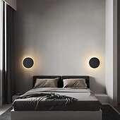 abordables Appliques murales encastrées-lightinthebox 1 lumière 15 cm applique murale LED lampes murales design circulaire mini style simple / moderne / contemporain salon chambre salle à manger lumière en métal 110-120v / 220-240v