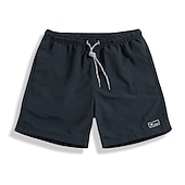 baratos Calções Estilo Casual-Homens Shorts de Corrida Com Cordão Calças Ao ar livre Praia Rua Verão Primavera Outono Secagem Rápida Redutor de Suor Treino de Ginástica Cooper Ginástica Normal Roupa de esporte Roupas Esportivas