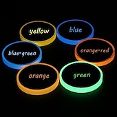 cheap Holiday Decoration-6pcs/Set UV Gaffer Fluorescent Party Tape Blacklight Reactive Glow In The Dark Tape Neon Cloth Tape Warning Stage Prop Home Decoration