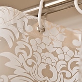 economico Tende doccia-Tenda da Doccia Impermeabile e Antimuffa Spessita PEVA 180cm*180cm(70&quot;*70&quot;) Stampa a Strisce per Bagno Toilette