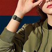 お買い得  Apple Watch Bands-3パック Solo Loop と互換性があります Apple Watch ウォッチバンド 38mm 40mm 41mm 42mm 44mm 45mm 49mm 弾性ある メタルクラスプ 伸縮性 ナイロン 交換用時計バンド のために iwatch Ultra 2 Series 9 8 7 SE 6 5 4 3 2 1