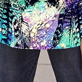 ieftine Animale 3D ale fetei-Fete 3D Animal Galaxie Lup Tricou Manșon scurt Tipărire 3D Vară Primăvară Activ Modă Drăguţ Poliester Copii 3-12 ani În aer liber Zilnic Fit regulat