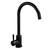 cheap Rotatable-Stainless Steel Kitchen Sink Mixer Faucet, 360 Swivel Single Handle Kitchen Taps Deck Mounted, with Hot and Cold Water Hose Vessel Taps