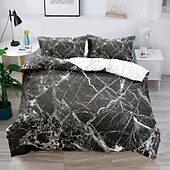 voordelige Dekbedovertreksets-3d beddengoed met marmeren print print dekbedovertrek beddengoed sets dekbedovertrek met 1 print print dekbedovertrek of sprei, 2 kussenslopen voor dubbel/queen/king