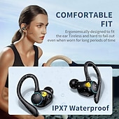 baratos Auscultadores TWS True Wireless-YYK580 Fone de ouvido sem fio True TWS Gancho para Orelha Bluetooth 5.2 Estéreo Detecção automática de ouvido IPX6 à prova d&#039;água para Apple Samsung Huawei Xiaomi MI Ginástica Treino de Ginástica