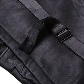 baratos Gilets-Homens Colete de camurça Casamento Rua Feriado Para Noite Estilo vintage Casual Outono Inverno Bolsos Camurça Manter Quente Cor imaculada Não Trespassado Decote V Normal Preto Marron Colete