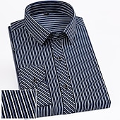 preiswerte Button-Down-Hemden für Herren-Herren Oberhemd Hemd Kragenhemd Grafik-Drucke Hochzeit Arbeit A B C D Langarm Quadratischer Ausschnitt Ganzjährig Bekleidung