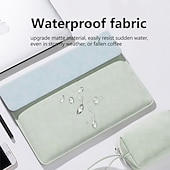 levne Tašky, pouzdra a pouzdra na notebooky-Rukávy na notebook 12 &quot; 13.3 &quot; 14 &quot; palec Kompatibilní s Macbook Air Pro, HP, Dell, Lenovo, Asus, Acer, Chromebook Notebook Voděodolný Nárazuvzdorné PU kůže Pevná barva pro Obchodní kancelář