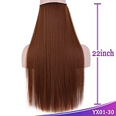 cheap Clip in Extensions-Curly Synthetic Hair 22 inch Hair Extension Fishing Line Hair 1pc / pack Adjustable Women&#039;s Girls&#039;
