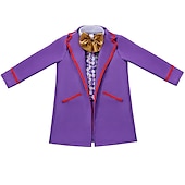 cheap Boys&#039; Costumes-Charlie and the Chocolate Factory Charlie Willy Wonka Cosplay Costume Halloween Group Family Costumes Kid&#039;s Boys Cosplay Halloween Halloween Carnival Masquerade Easy Carnival Costume