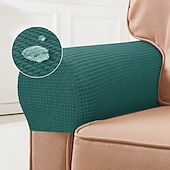billiga Fotpallöverdrag-stretch armstödsöverdrag spandex vattentäta armskydd för stolar vinröd soffa soffa fåtölj överdrag för vilstol soffa set om 2st