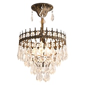 baratos Candelabros de Cristal-35 cm pingente projeto lanterna pingente luz metal pintado acabamentos artísticos modernos 220-240v