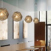 cheap Island Lights-15cm Single Design Island Design Pendant Light Metal Electroplated Modern Nordic Style 85-265V