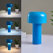 billige Bordlamper-bordlampe bærbar italiensk sopp trådløs touch oppladbar nattlampe usb bordlampe skrivebordsdekorasjon soverom nattlampe