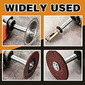 economico set di punte da trapano-albero di prolunga per punte per smerigliatrice angolare 80 mm m10 biella durevole per utensile elettrico adattatore di connessione per levigatura pad per lucidatura