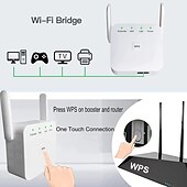 cheap Wireless Routers-WiFi Range Extender Signal Booster up to 4000 sq.ft Wireless Internet Repeater Wi-Fi Booster and Signal Amplifier with Ethernet Port