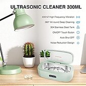 levne Domácí přístroje-čistič šperků ultrazvukový čistič šperků 45 khz čistič brýlí na brýle, hodinky, náušnice, prsteny, náhrdelníky, mince, holicí strojky