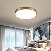 cheap Ceiling Lights-40 cm Circle Design Ceiling Lights Copper Brass Modern 220-240V
