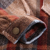 billiga Flickors trenchcoats-barn flickjacka långärmad röd rutig höst vinter punk sport 3-12 år