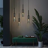 economico Luci a sospensione-7 cm Design a Lanterna Luci Pendenti Rame Bicchiere Ottone Moderno 110-120V 220-240V