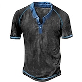 cheap Men&#039;s Classic Polo-Men&#039;s Polo Shirt Golf Shirt Outdoor Street Turndown Short Sleeves Fashion Designer Graphic Button-Down Print Summer Spring Regular Fit Blue Green Khaki Gray Polo Shirt