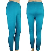 ieftine Jambiere simple-colanți de modă pentru femei jambiere pantaloni de lungime întreagă ocazional weekend elastic elastic simplu control burtă ridicare subțire trandafir rosu 2xl